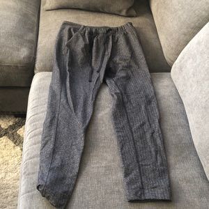 Lululemon jet crop slims HERRINGBONE